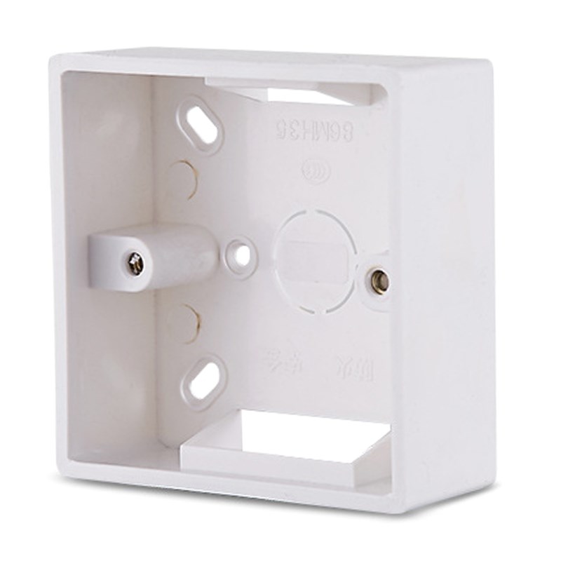 PVC Thickening Junction Box Wall Mount Cassette 适用于 Switc