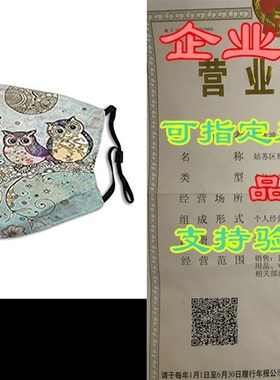 Fillter Face Cloth for adult,Pink Lovely Owl,Reusable Win