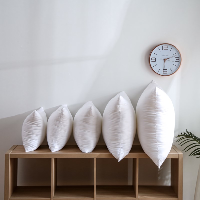 PP棉无纺布涤纶靠垫抱枕颈枕芯全棉白布抱枕芯靠枕芯白色抱枕内芯