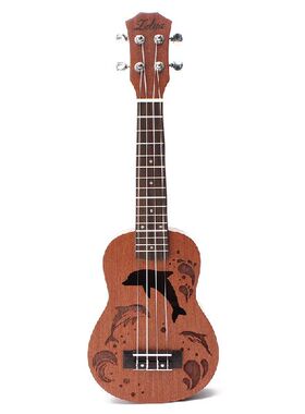 21 Inch 4 Nylon Strings Ukulele Sapele