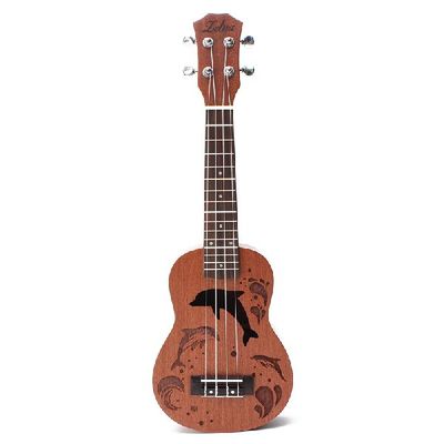 21 Inch 4 Nylon Strings Ukulele Sapele