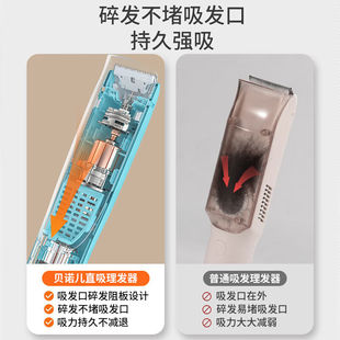 licheers自动吸发婴儿理发器儿童理发器宝宝剃头器新生儿剪发电推