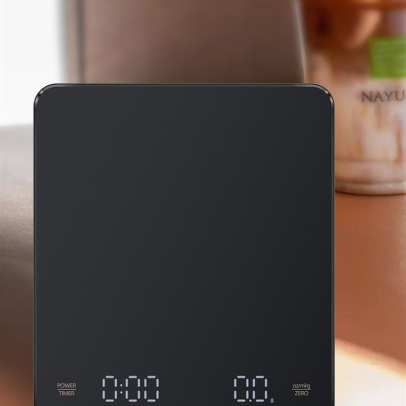 手冲咖啡秤电子秤称重自动计时电子磅意式咖啡称充电计量家用器具