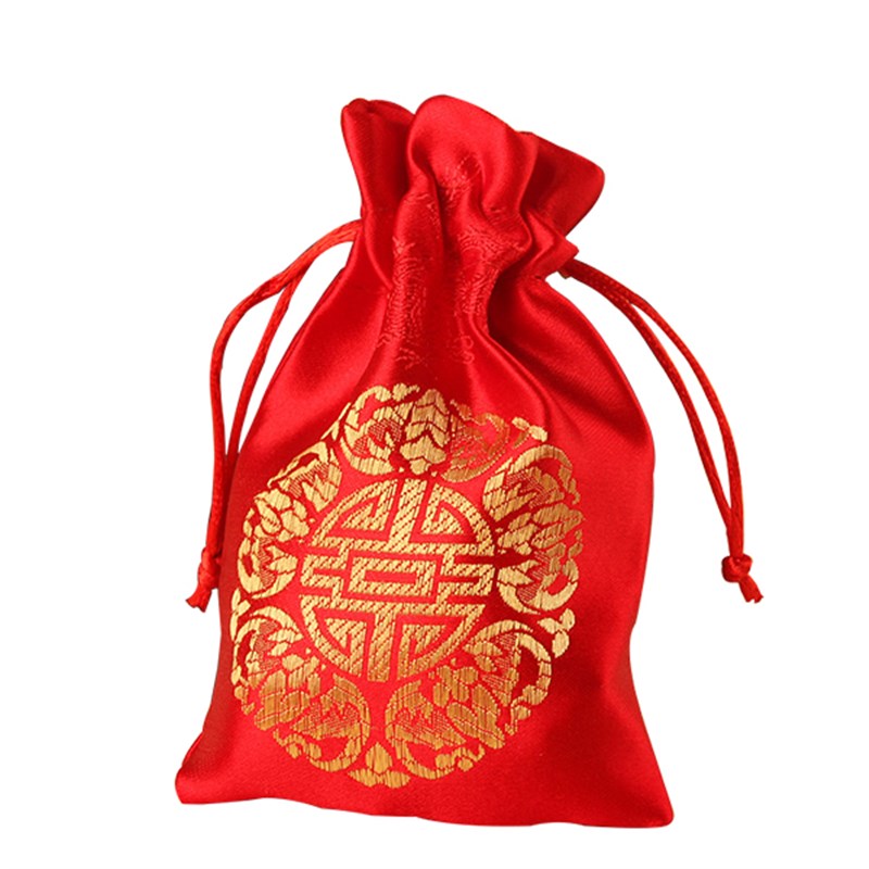 结婚庆用品回礼袋手提袋糖果袋织锦缎袋中式婚礼创意喜糖袋糖袋