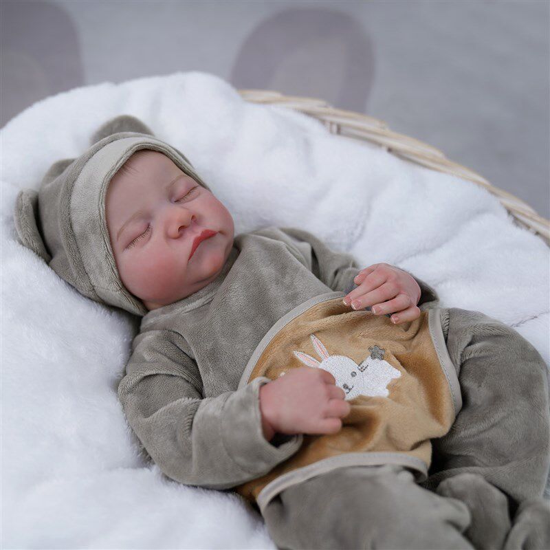ADFO 20 Inches Levi Reborn Baby Doll Bebe Reborn Real Doll R
