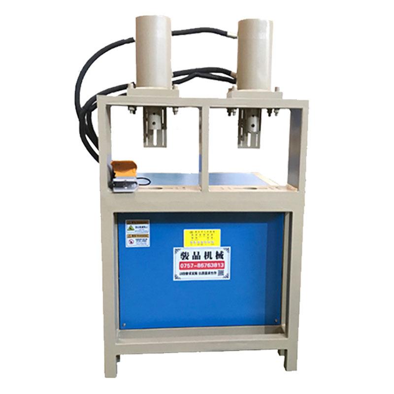 小型方管冲孔机不锈钢冲角机扁铁圆钢切断槽钢切U型口护栏弧口