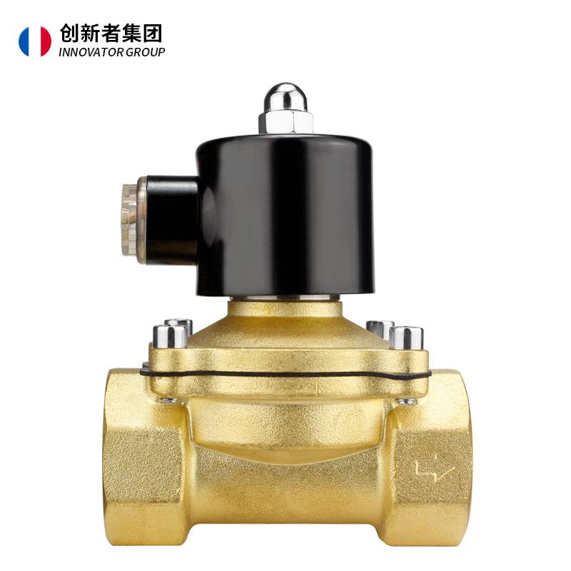 常闭铜线电磁阀AC220V 水阀气阀DC24VDC12V 2分4分6分1寸控制开关