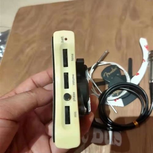 古典民谣木吉他GT-A2口轮双拾音器音孔压电扩音器高保真可打板