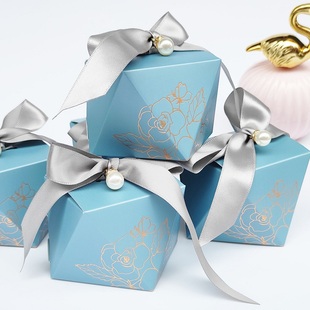 Gift Box Diamond Shape Paper Candy Boxes Chocolate Packaging