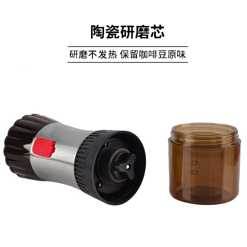 电动咖啡豆研磨机美式手冲咖啡磨豆机自动手摇手磨家用小型磨粉机