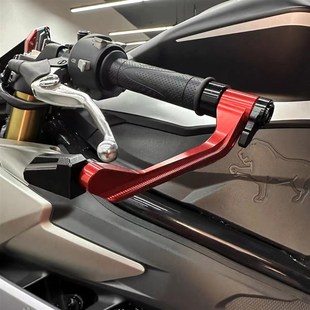 适用三阳巡弋150巡弋300改装刹车牛角护手九妹Z300哈士奇车把护柄