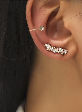 Cartilage Conch Fake Without Piercing Cuff Earring Earcuff W