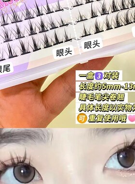 .Cluster EyeLashes Grafting Fake False Eyelashes eyelash 睫
