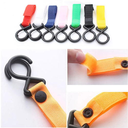 2pcs Sturdy Stroller Accessory Hooks Wheelchair Stroller Pra