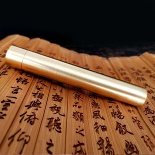 古代传统火折子老式火折子真正的火折子火折子明火火折子纯铜防风