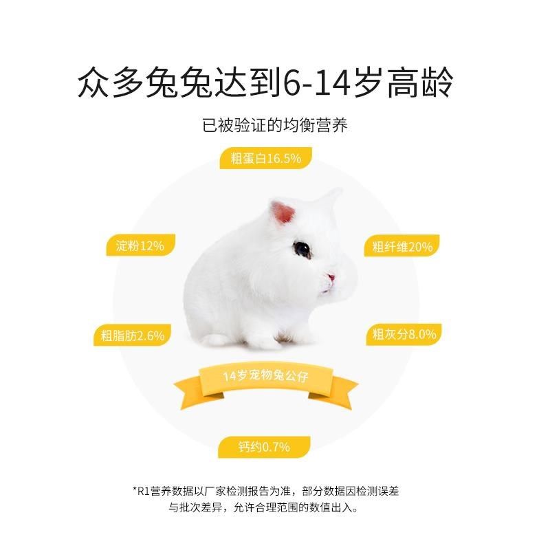 宠物共和国第七代R1安全成兔粮均衡营养兽医研发品质无忧成兔饲料