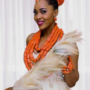 Chunky Jewelry Sets Genuine Nigerian Coral beads Set Layers