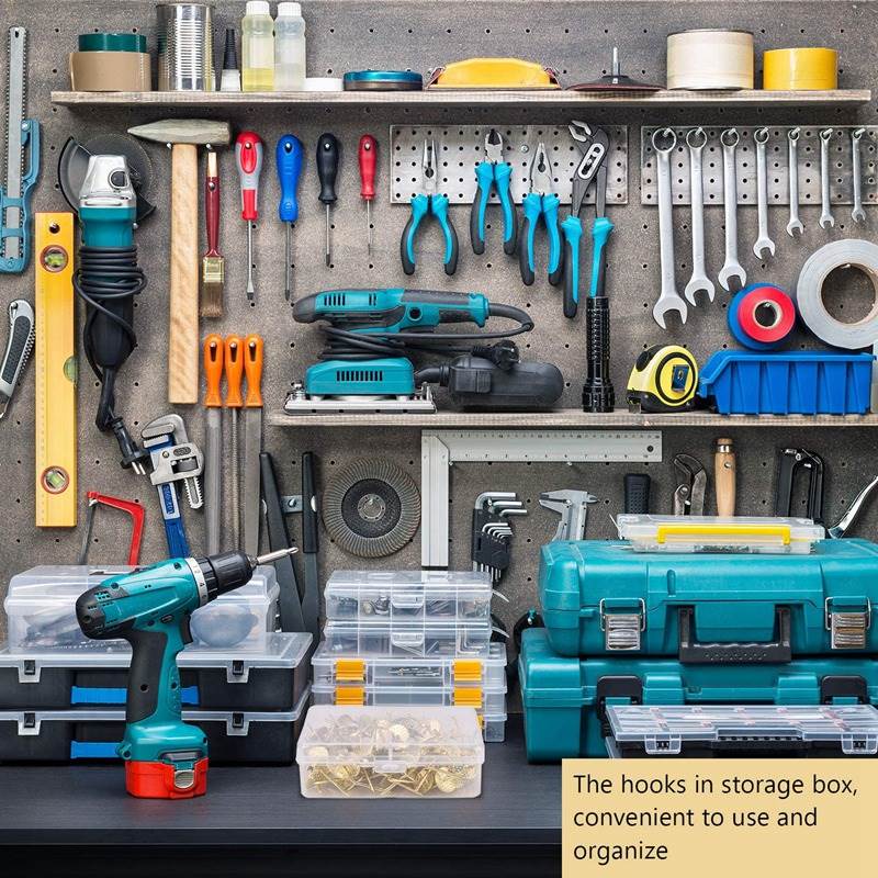 100 Pcs One Step Hangers 20 Lbs Plaster Picture Hanging Pins