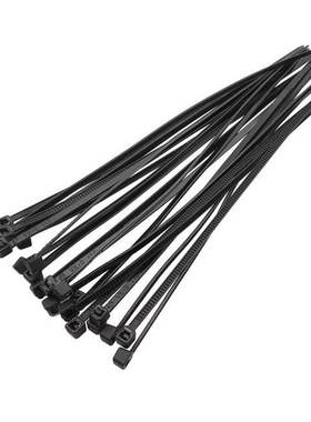 100Pcs Black Plastic SelfLocking Nylon Ties Cable Tie Faste