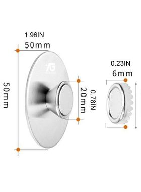 G6DA Magnetic Soap Holder Baroom Kitchen Wall Container