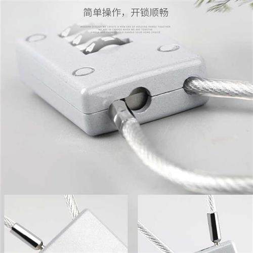 迷你款金属密码锁卡通挂锁防盗行李箱包锁学生宿舍收纳柜门小钥匙