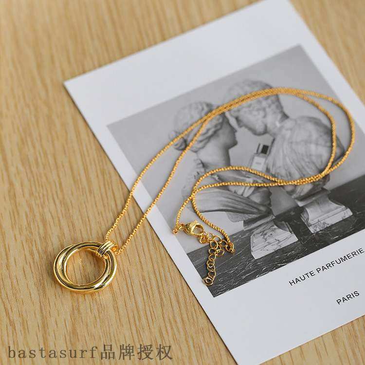 European and American multi-layer Ring Necklace men and wom