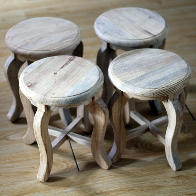 香樟木圆凳子 实木板凳木质儿童学生作业小凳子 家用工艺礼品包邮