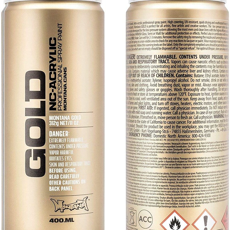 Montana Cans Montana GOLD 400 ml Color, Sahara Beige Spray P