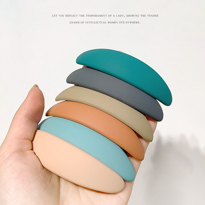 Elegant Matte Geometric Hair Clip Elegant Women Barrettes Ha