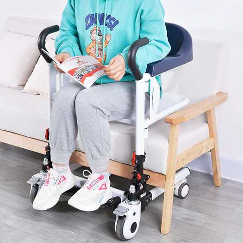 多功能移位机瘫痪病人家用护理轮椅升降椅老人洗澡代步推车坐便椅