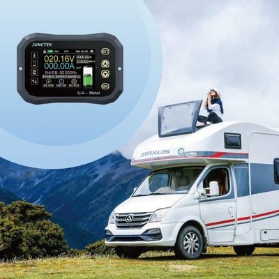 蓝牙库仑计电压电流表房车电动车铅酸电池电量显示器库伦电量计