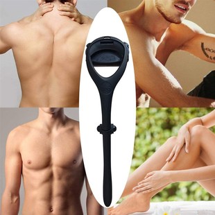 Two Head Body Back Leg Trimmer Shaver Flodable Mens Blades