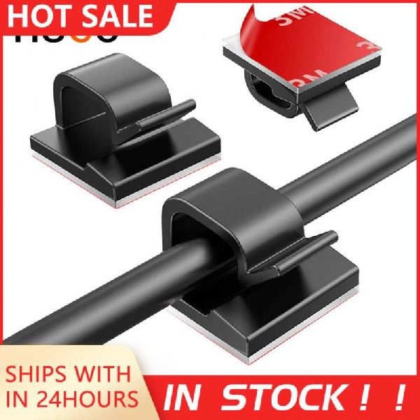 Selfadhesive Wire Tie Cable Clamp Clips Holder Organizer