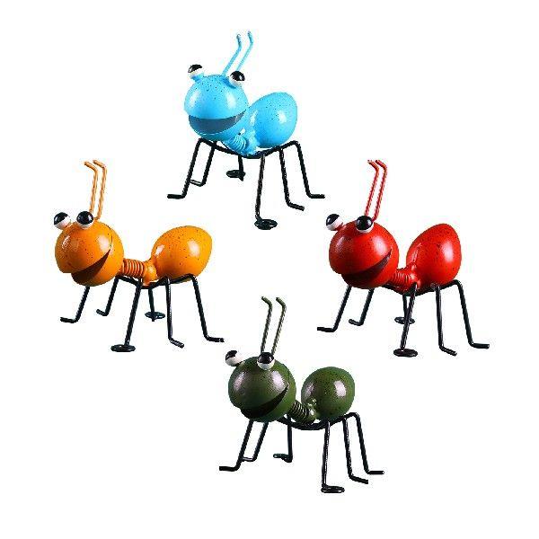 4cpcs Livin Room Sulptures Metal Ant HangoQHSing Outdogr