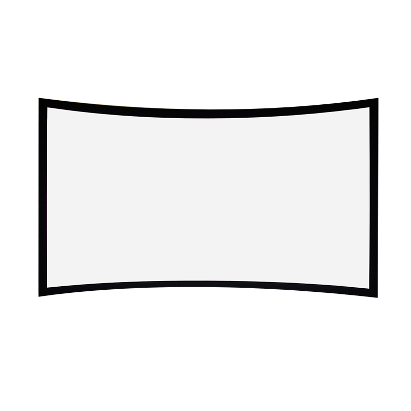 经科JK弧形画框幕布窄边框HB-CW2高分子高增益复合幕106寸16:10