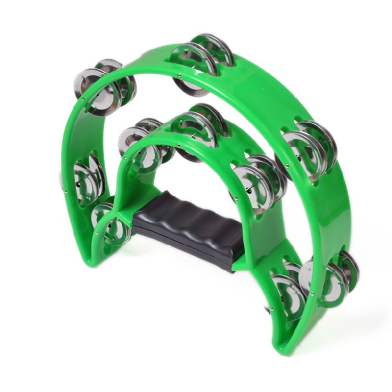 1 Pcs KTV hand bell double bells ring adult percussion plast