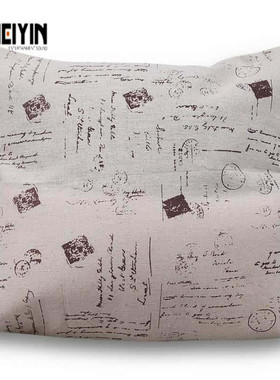 New Design Simple Fashion Linen Throw Pillow Case Square Fre