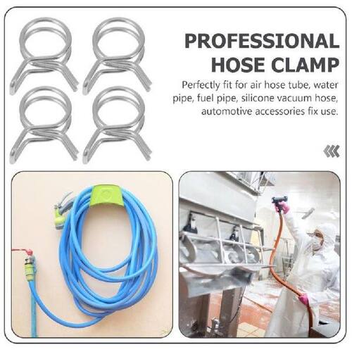 极速10Pcs/set Fuel Line Hose Clamp Universal Spring Clips