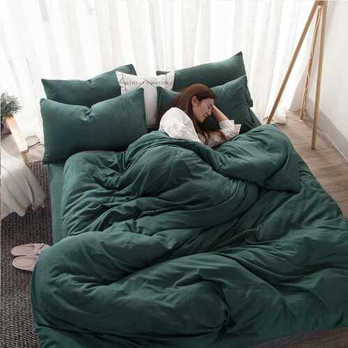 极速3/4pcs Nordic Style Comfortable High Quality Printing Fa