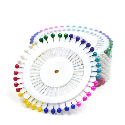 极速480 Pcs/lot Sewing Pins Straight Pins Head pins Colorful