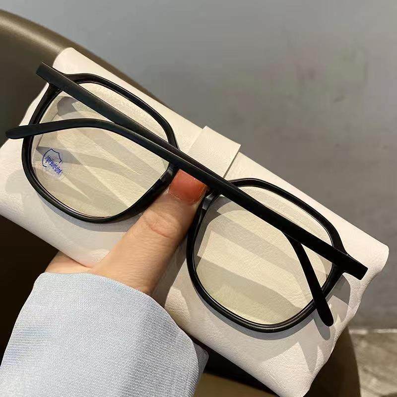 网红超轻颜值防蓝光眼镜ins韩版女黑框平光大框近视眼镜显脸瘦