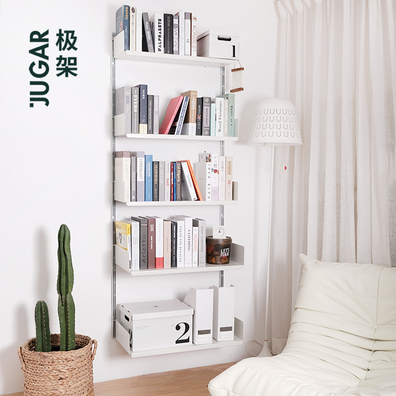 JUGAR 极架【V606 空白书架】北欧壁挂墙面置物架复古设计客厅