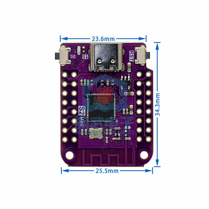 S2 Mini V100 ESP32S2 4MB FLASH WIFI开发板