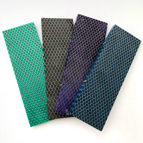 树脂材料 蛇皮纹蜂窝树脂板 刀柄树脂蜂窝贴片刀柄料弹弓料