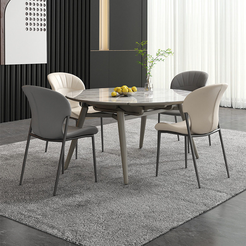 意式轻奢岩板伸缩餐桌椅拉伸圆形家用小户型多功能饭桌餐厅桌子,电子元器件市场,电线扎带/束线带,淘宝优惠券,粉丝福利购,淘宝优惠卷