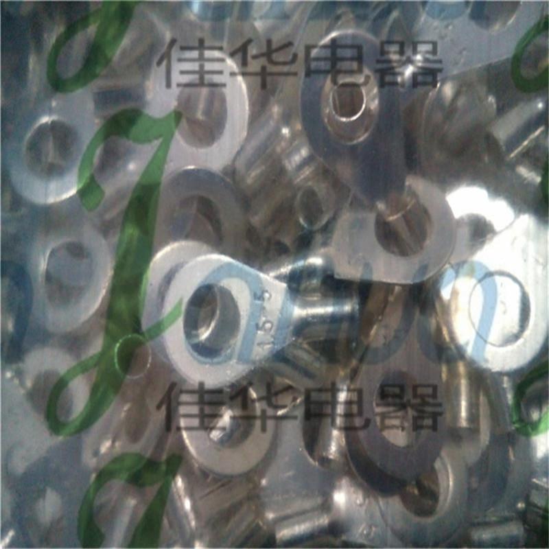 OT1.5-5裸端头圆形线耳线鼻子冷压裸接线端子紫铜