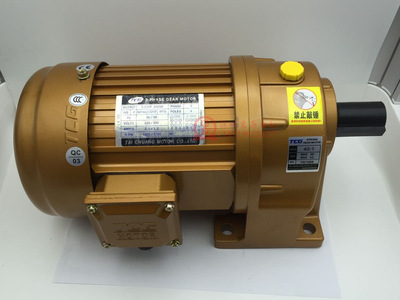 TCG 3-PHASE GEAR MOTOR 1/2HP 400W 40:1台创减速电机 卧式马达
