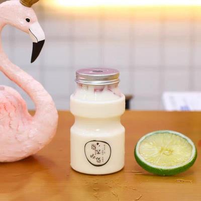 PET饮料瓶ml一次性塑料奶茶杯子可爱多酸奶瓶商用宽口快乐多瓶