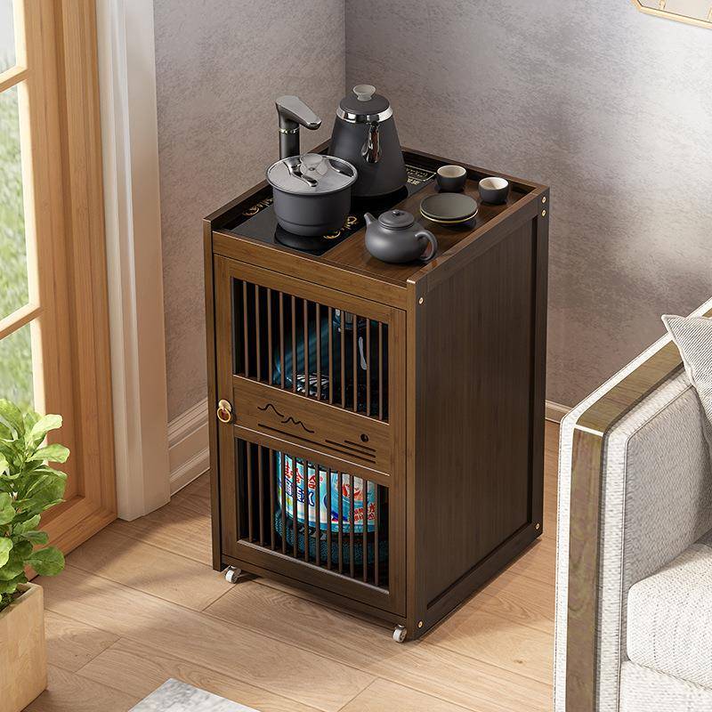 移动茶车小茶台茶水柜泡茶茶具套装一体烧水客厅茶盘茶几茶桌收纳