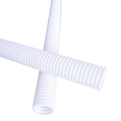 阻燃白色电线管PP阻燃波纹管塑料穿线护套管加厚软管电工绝缘螺纹